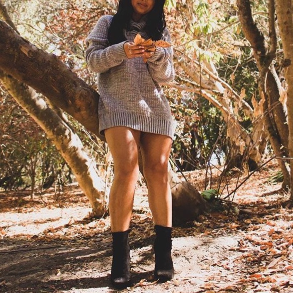 Oversized sweater dress